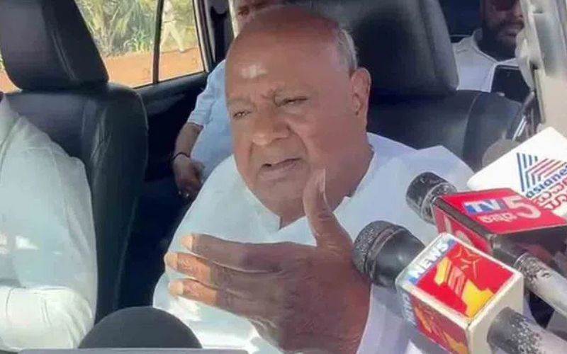  ایچ ڈی دیوے گوڑا نے کانگریس پر لگائے سنگین الزامات 